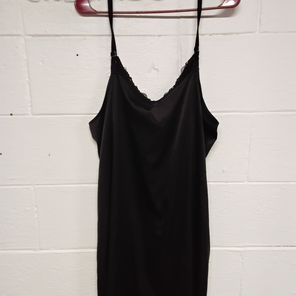 Elegant Black Women's Slip Dress